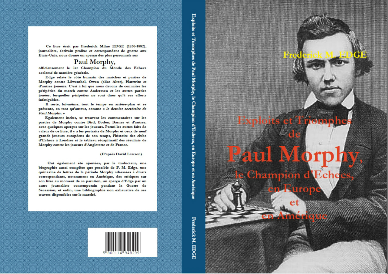 PAUL MORPHY - A GENIALIDADE NO XADREZ - 1 - Livraria Loyola - Sempre um bom  livro para você